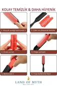 LAND OF MYTH Styling Brush, 9 Sıra Şekillendirme Fırçası, ( Curly Girl ) Kıvırcık Kız Metodu Fırçası - 3