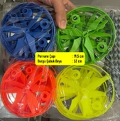 Mager 24'lü Paket DEV Büyük Boy Ufo Uçan Daire Fırfır Pervane Nostaljik Ürün 19,5 Cm thumbnail 4