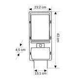 200W GÜNEŞ ENERJİLİ SOKAK AYDINLATMA LAMBASI CT-4640 - 3
