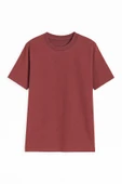 Erkek %100 Pamuk Basic T-shirt - 3