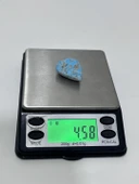 Okyanus Temalı Doğal Kabaşon Firuze Taşı 22,8 Karat - Turkuaz Taşı 4,57 Gram - 5