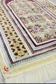 Lüks Kadife Seccade - 70x110 cm - Kalın Yumuşak Doku-Mihrap Desen Mor - 2