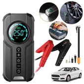 Powermaster Powerbank Araç Akü Şarj Lastik Hava Kompresörü Şişirici Taşınabilir Dijital Kablosuz El Feneri - 1