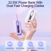 Joyroom 22.5W Mini Kablolu Power Bank 10.000 mAh thumbnail 4