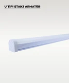 54W U Tipi Etanj Armatür 6500K Beyaz Işık - IP65 thumbnail 2