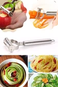 Tilbe Home Dondurma Kaşığı Çelik Yumurta Çırpıcı Servis Kaşığı Dolma Biber Oyucu Kevgir Kepçe Patates Soyucu - 7
