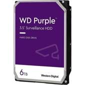 Wd 6TB Purple 3.5" 256MB Sata 6GB-s 7-24WD64PURZ Güvenlik Disk - 1
