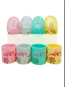 Flamingo Desenli Renkli Stres Yayı Oyuncak Stres Yayı - 5 cm çapında - 1 Adet - 3