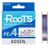 Gosen X4 Roots PE 4 Örgü Spin İpi 200mt Multi Color - 1