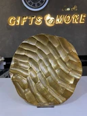ANTİK GOLD TABAK 30*30*3 CM - 2