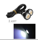 2 Adet Ayna Altı Lamba Kartal Göz Gündüz Ledi Beyaz thumbnail 1