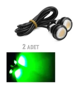 2 Adet Ayna Altı Lamba Kartal Göz Gündüz Ledi Yeşil thumbnail 1