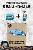 Ahşap Puzzle - Sea Animals (87 parça) - 2
