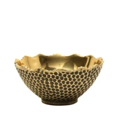 MAT ANTİK GOLD ÇUKUR KASE 21*9*10 CM - 2