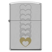 Zippo 205-115794 Heart Pattern Design Çakmak thumbnail 1