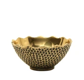 MAT ANTİK GOLD ÇUKUR KASE 21*9*10 CM - 1