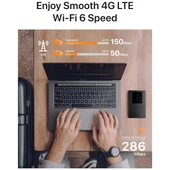 Tenda MF3 3G/4G LTE 286MBPS Mobil WİFİ6 USB-C Sim Kartlı Taşınabilir Modem - 10