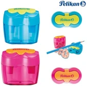 Pelikan Kalemtraş Çiftli Kapaklı Çiçek 700696 - 1