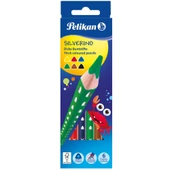 Pelikan Kuru Boya Kalemi Silverino Jumbo Üçgen 6 Lı 700610 - 1