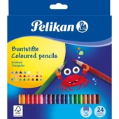 Pelikan Kuru Boya Kalemi Üçgen 24 Lü 700122 - 1