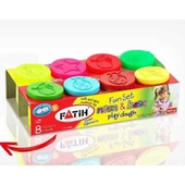 Fatih Oyun Hamuru Mini 8 Renk 400 GR 50630 - 1