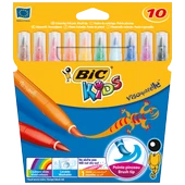 Bic Keçeli Boya Kalemi Visa 10 Renk 828964 - 1