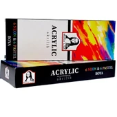 Mona Lisa Akrilik 12 Renk x 22 ML Neon/Pastel - 1