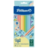 Pelikan Kuru Boya Kalemi Pastel Renkler 12 Li 701143 - 1