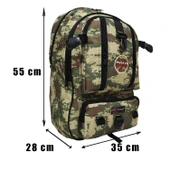 Dağcı Sırt Çantası,50 Litre,Kalın Kumaş,Kamp Çantası,(Kamuflaj Desen) - 5