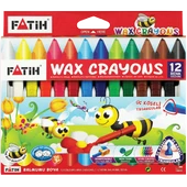 Fatih Mum Pastel Boya Wax Crayon Jumbo 12 Renk 50220 - 1