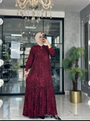 Benna Elbise-Bordo Bordo - 5