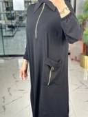 Defne Elbise-Siyah Siyah - 5