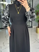 Hanne Elbise-Siyah Siyah thumbnail 4