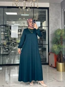 Mariye Elbise-Petrol Yeşili Petrol Yeşili - 3
