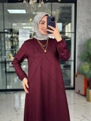 Mariye Elbise-Bordo Bordo - 1