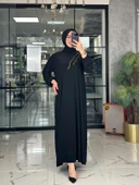 Serpil Elbise-Siyah Siyah thumbnail 2