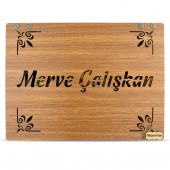 İsme Özel Lüks Hediyelik Kayısı Kuru Lokum Çikolata Meyve Paketi 1,8 kg No 17 - 1