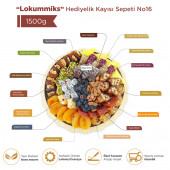 ''Lokummiks'' Hediyelik Lokum Çikolata Kuru Meyve Lokum Kutusu 1,5 Kg No 16 - 2
