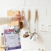 Kendinden Yapışkanlı Kapı Askılığı Duvar Banyo Mutfak Askısı thumbnail 1