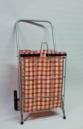 Katlanır Pazar Arabası Kalın Telli  İki Tekerlekli 30x90 Cm Gri - 2