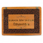 Lüx Küçük Boy İsme Özel Hediyelik Lokum Çikolata Kuru Meyve Kayısı Paketi 0,7 kg no - 1