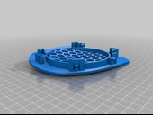 Byr Gösterge Tablosu Raf Twingo 1 / Twingo 1 Gösterge Paneli Hoparlör Izgara (Sadece Plastik Aparattır!!!) 3D thumbnail 3