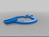 Byr 4 düğme sütun sapı için Cammus C5 adaptörü (Sadece Plastik Aparattır!!!) 3D - 3
