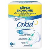 Orkid Hijyenik Ped Extra Hassas Koruma Gece 14lü - 1