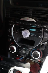 Byr RX -8 - Kaset Yuvası Telefon Tutucu / Düz Kapak (Sadece Plastik Aparattır!!!) 3D - 3