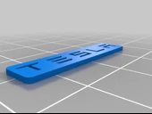 Byr Topfit Tesla Model 3 Gösterge Tablosu Sticker Değiştirme (Plastik Aparattır!!!) 3D thumbnail 3