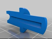 Byr Scirocco 2 53b ve Golf 1 Convertible RV2H için Hutblage Kapak Bagaj Pimi (Sadece Plastik Aparattır!!!) 3D thumbnail 1