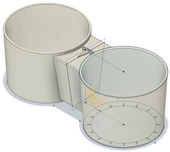 Byr Model 3 bardak tutucu (Sadece Plastik Aparattır!!!) 3D - 3