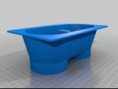 Byr Old Jeep sonrası pazarda merkez konsol için bardak tutucu (Sadece Plastik Aparattır!!!) 3D - 3