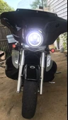 Kawasaki Vulcan Nomad VN1600 için özel LED far braketi (Plastik Aparattır!!!) - 3